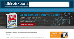 Desktop Screenshot of broexperts.com